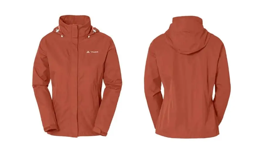 VAUDE Damen Escape Light wasserdichte Jacke hotchili (Gr. 36 bis 44) für 58,85 € inkl. Versand statt 71,96 €