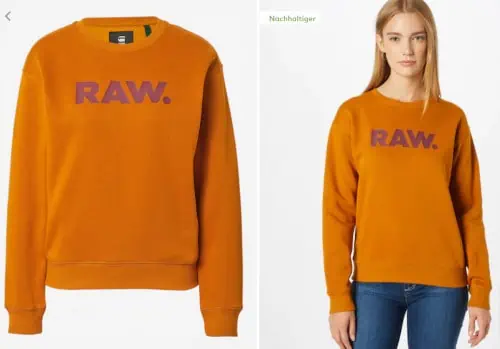 G-Star RAW Damen Sweatshirt (Gr. S bis XL) für 29,90 € inkl. Versand (statt 52,98 €)