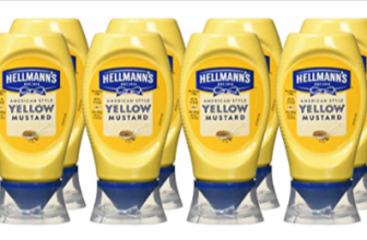 Hellmanns American Style Yellow Mustard Senf Klassisch mild wuerziger Senfgeschmack 8er Pack 8 x