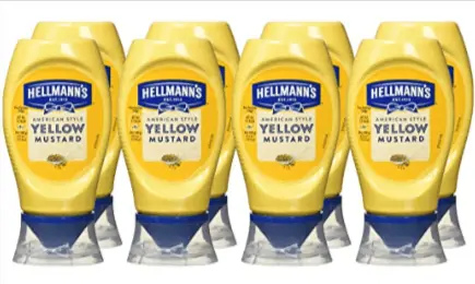 Hellmann’s American Style Yellow Mustard Senf (8 x 260 g) ab 4,57 € (prime)