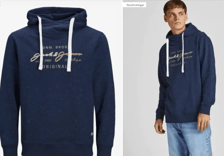 JACK & JONES Sweatshirt Woods (S-XL) für 13,95 € inkl. Versand (statt 28,00 € )