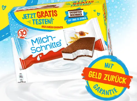 Jetzt Milch Schnitte gratis testen kinder Deutschland