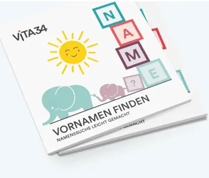 Kostenlos VITA 34 Elternratgeber Namensbüchlein anfordern