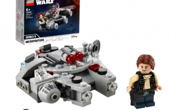 LEGO 75295 Star Wars Millennium Falcon Microfighter Spielzeug mit Han Solo Minifigur für 6 jährige J