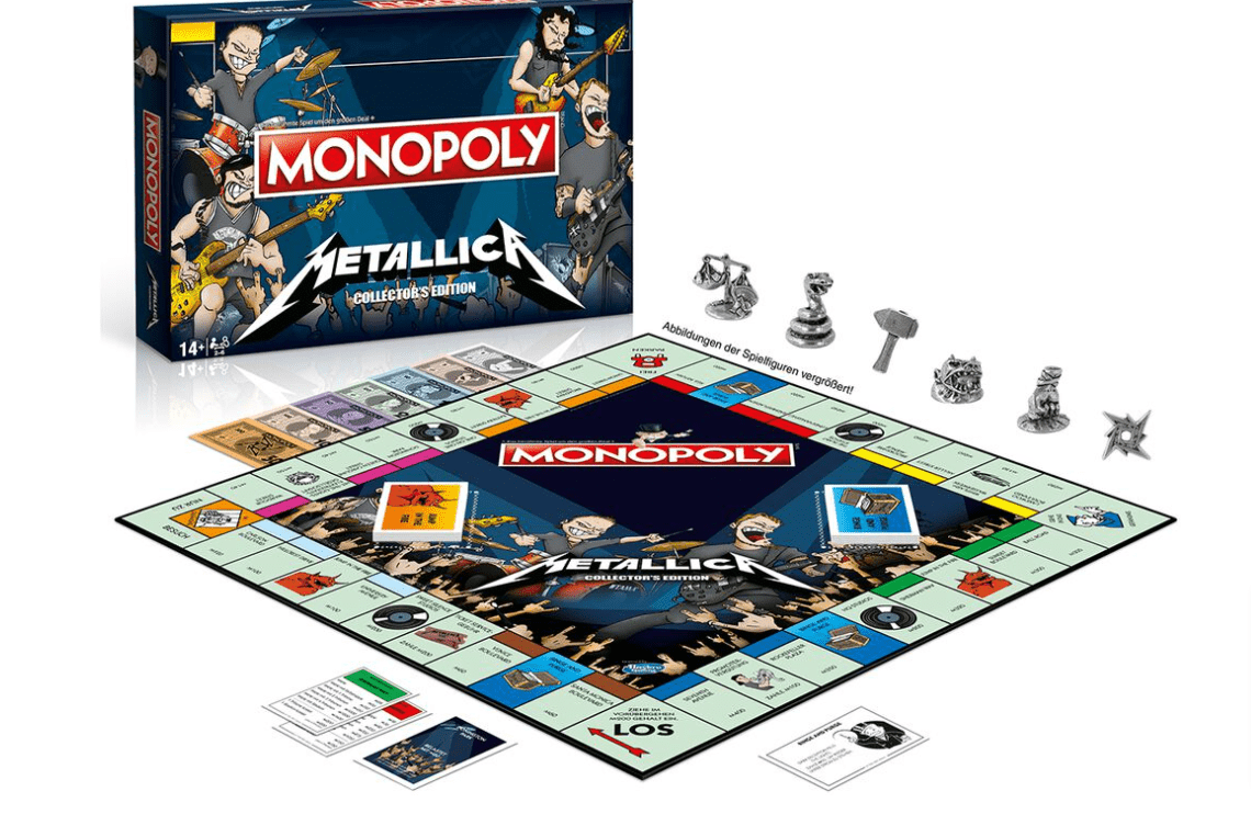 Monopoly Metallica Brettspiel Emp