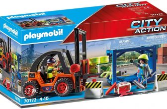 PLAYMOBIL City Action 70772 Gabelstapler mit Fracht e1644059173565