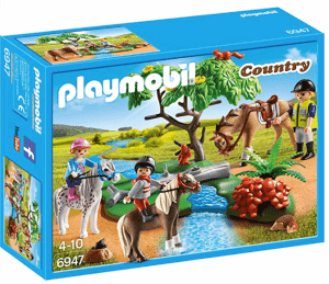 Playmobil Country 6947 Fröhlicher Ausritt Mit Figuren Pferden Und Viel Zubehör Ab 4 Jahren Amazon