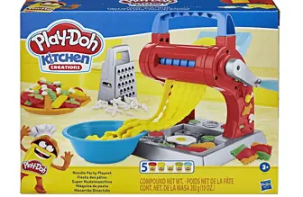 Play Doh Kitchen Creations Super Nudelmaschine Spielset fuer Kinder ab 3 Jahren mit 5 Farben  Amazon.