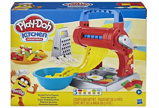 Play Doh Kitchen Creations Super Nudelmaschine Spielset fuer Kinder ab 3 Jahren mit 5 Farben  Amazon.