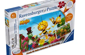 Ravensburger tiptoi Spiel 00047 Puzzle für kleine Entdecker  Die Biene Maja 2x24 Teile Kinderpuzzl