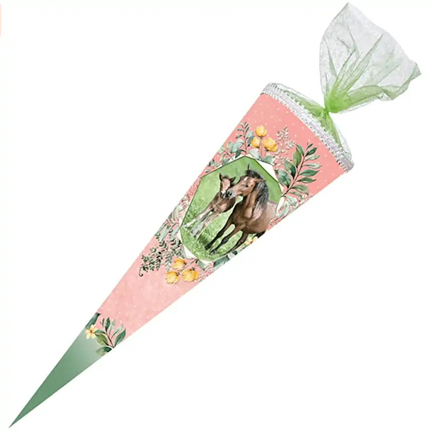 Nestler Schultüte 70cm rund Organza Pferdeliebe für 12,70 € inkl. Versand statt 23,89 €