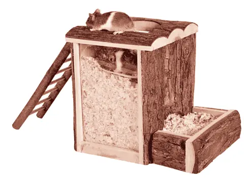 Trixie 62001 Natural Living Spiel und Buddelturm 20 × 20 × 16 cm   Amazon.de  Haustier