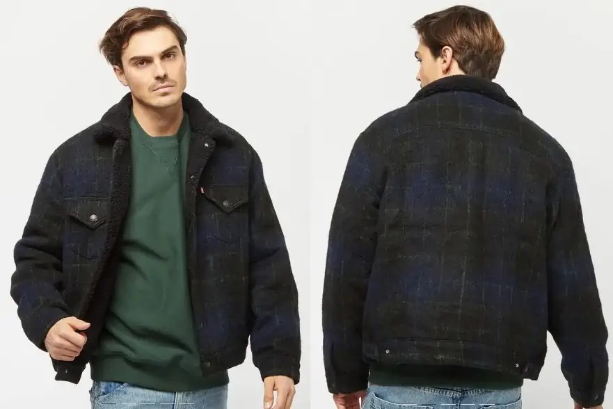 LEVI’S VTG FIT Shepra Trucker Oversize Nightwatch Plaid Jacke (Gr. S bis XL) für 84,00 € inkl. Versand statt 139,95 €