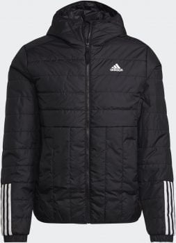 adidas itavic 3 stripes light hooded jacket gt1681 black