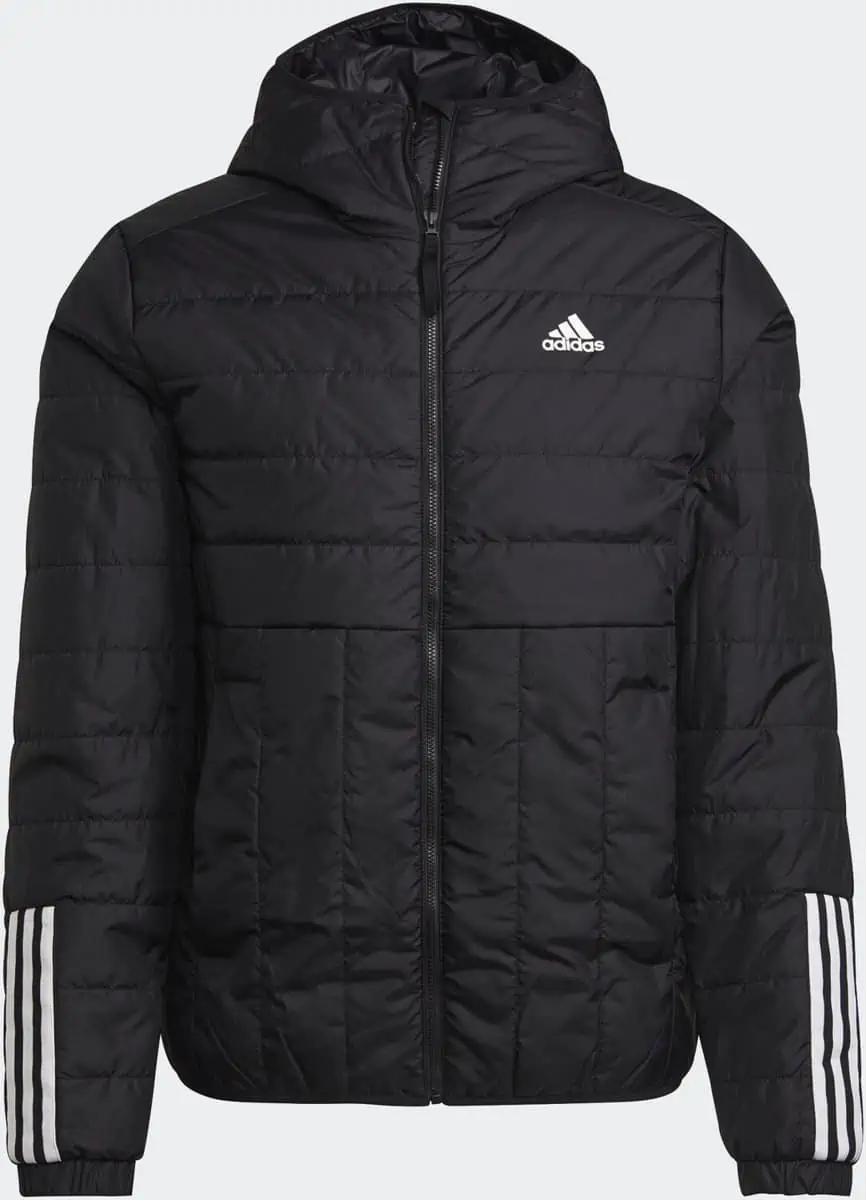 Adidas Itavic 3-Stripes Light Hooded Herren Steppjacke (Gr. M & L) für 56,46 € inkl. Versand statt 73,90 €