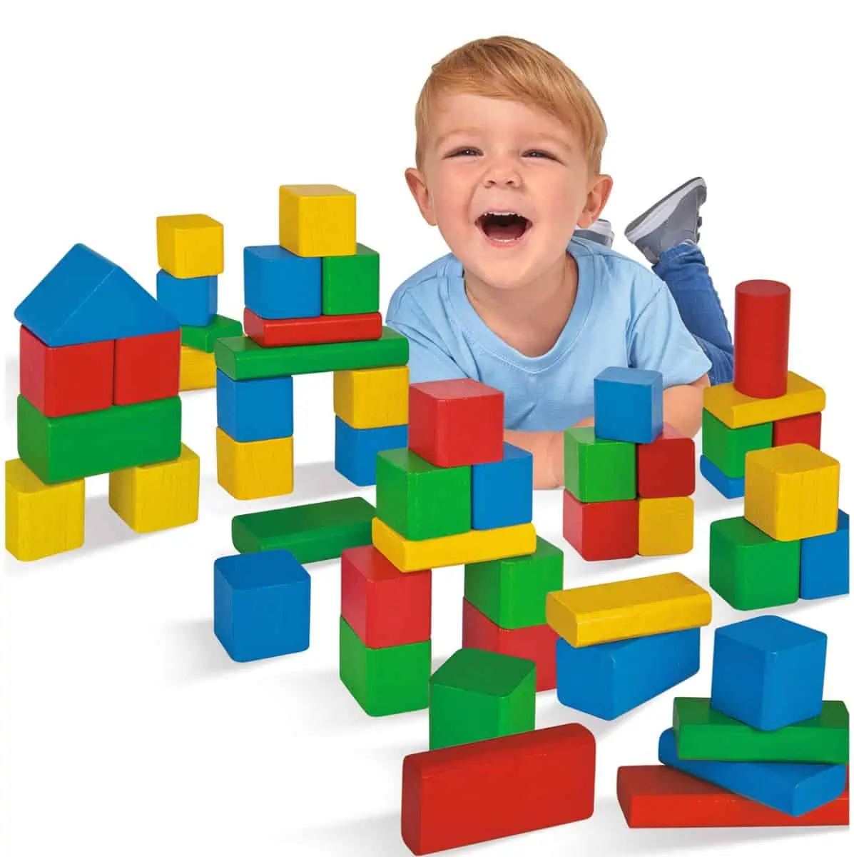 Eichhorn Bunte Holzbausteine (50-teilig) für 6,22 € inkl. Versand statt 12,43 €
