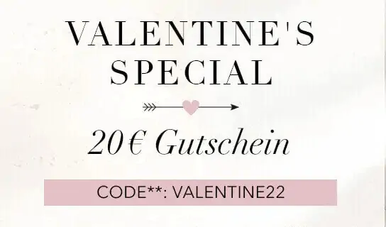 Fashionette VALENTINE`S SPECIAL 20,00 € Rabatt auf ausgewählte Geschenkideen