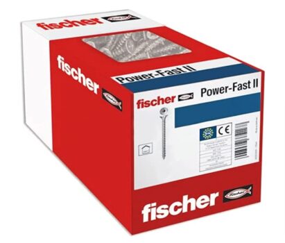 fischer PowerFast II CTF x Spanplattenschraube Stk. mit Vollgewinde Senkkopfschraube