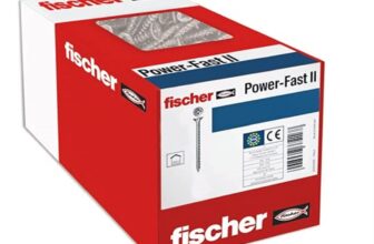 fischer PowerFast II CZF x Spanplattenschraube Stk. mit Vollgewinde Senkkopfschraube