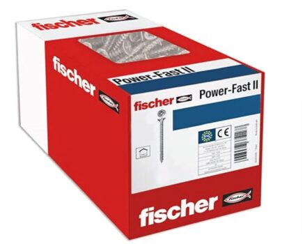 fischer PowerFast II CZF x Spanplattenschraube Stk. mit Vollgewinde Senkkopfschraube