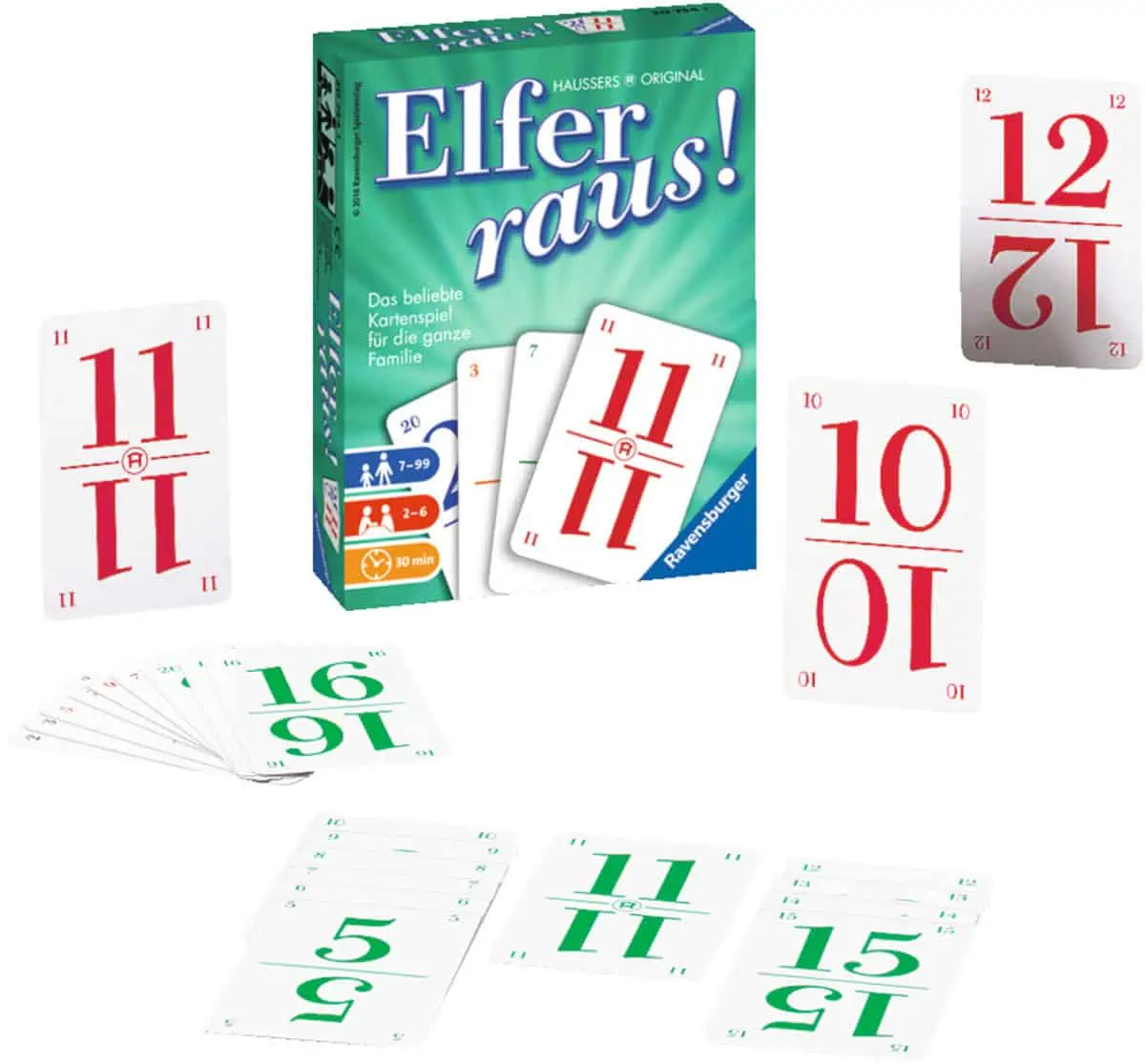 Ravensburger 20754 – Elfer raus Kartenspiel für 6,47 € inkl. Prime-Versand (statt 11,74 €)