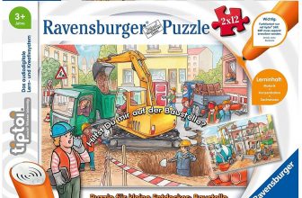 ravensburger tiptoi puzzle fuer kleine entdecker baustelle