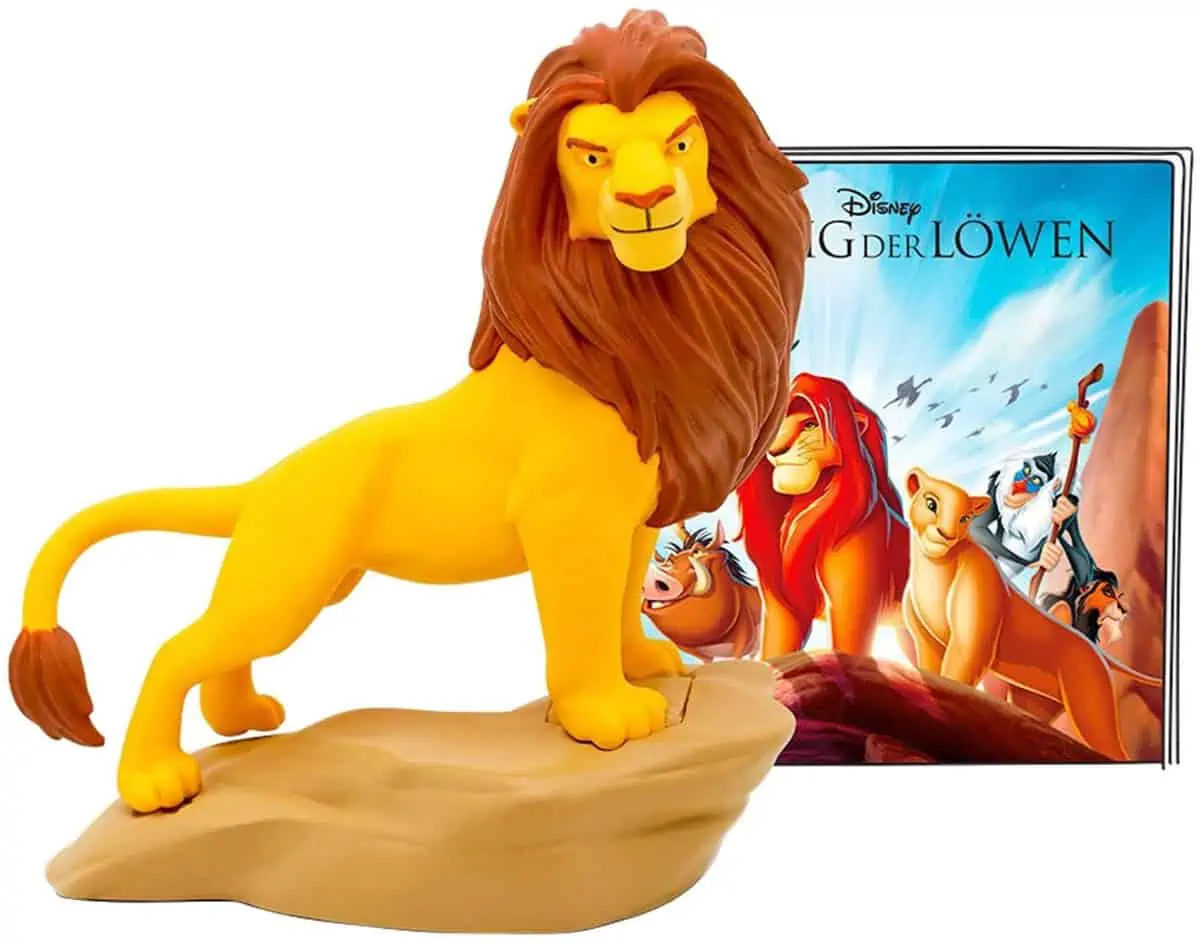 tonies Hörfiguren für Toniebox: Disney Hörspiel KÖNIG DER LÖWEN Figur (ca. 48 Min. Spieldauer) für 11,99 € [Prime] statt 15,94 €