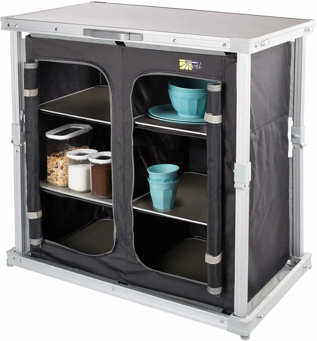 Campart Campingschrank (mit 6 Fächern, klappbar) für 80,21 € inkl. Versand statt 129,99 €