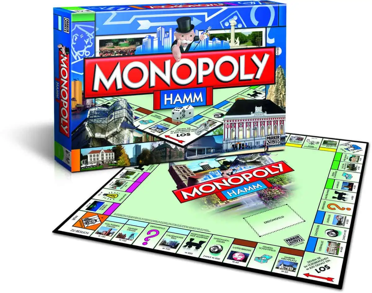 Monopoly „Hamm Edition“ für 13,36 € [Prime] statt 39,95 €