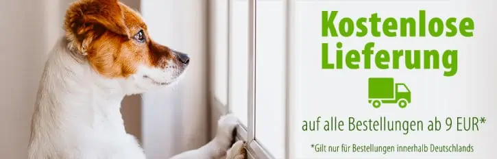Zooplus: Versandkostenfreie Lieferung für alle Bestellungen ab 9,00 €