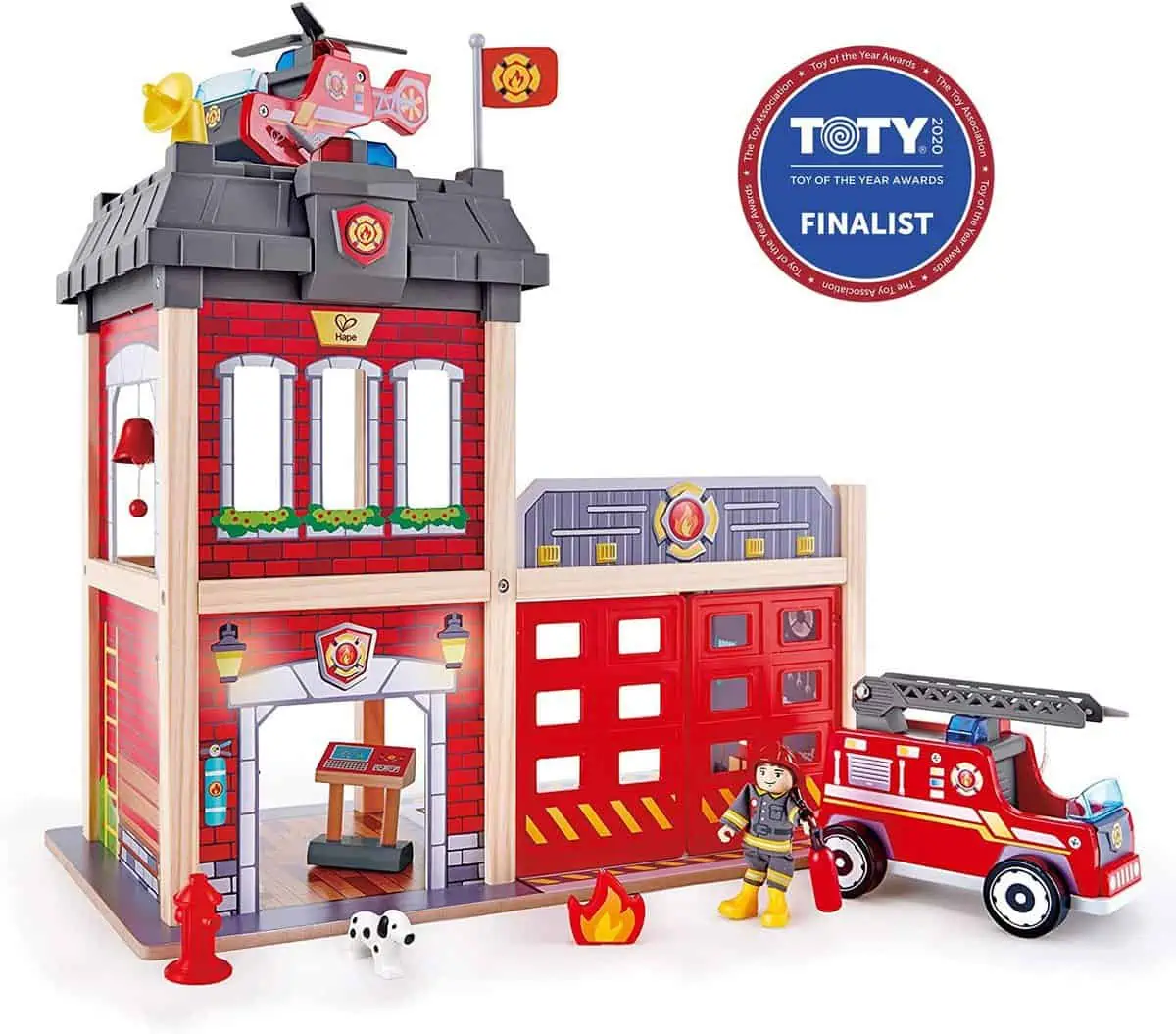 Hape Großstadt-Feuerwache Spieleset (Feuerwache für Kinder aus Holz) für 50,24 € inkl. Versand statt 70,94 €