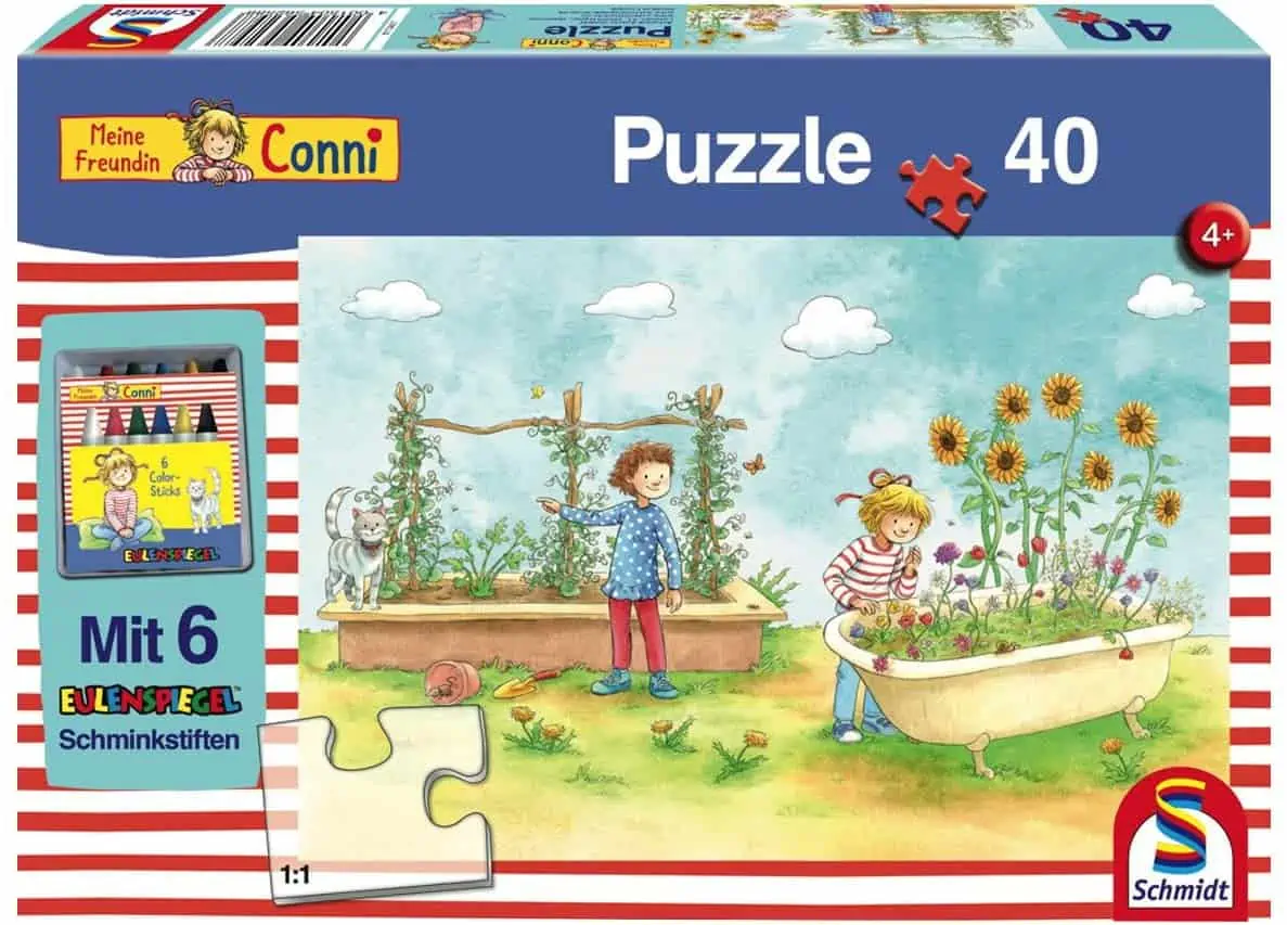 Schmidt Spiele Puzzle (56258) Meine Freundin Conni im Blumengarten (40 Teile) für 9,99 € [Prime] statt 20,40 €