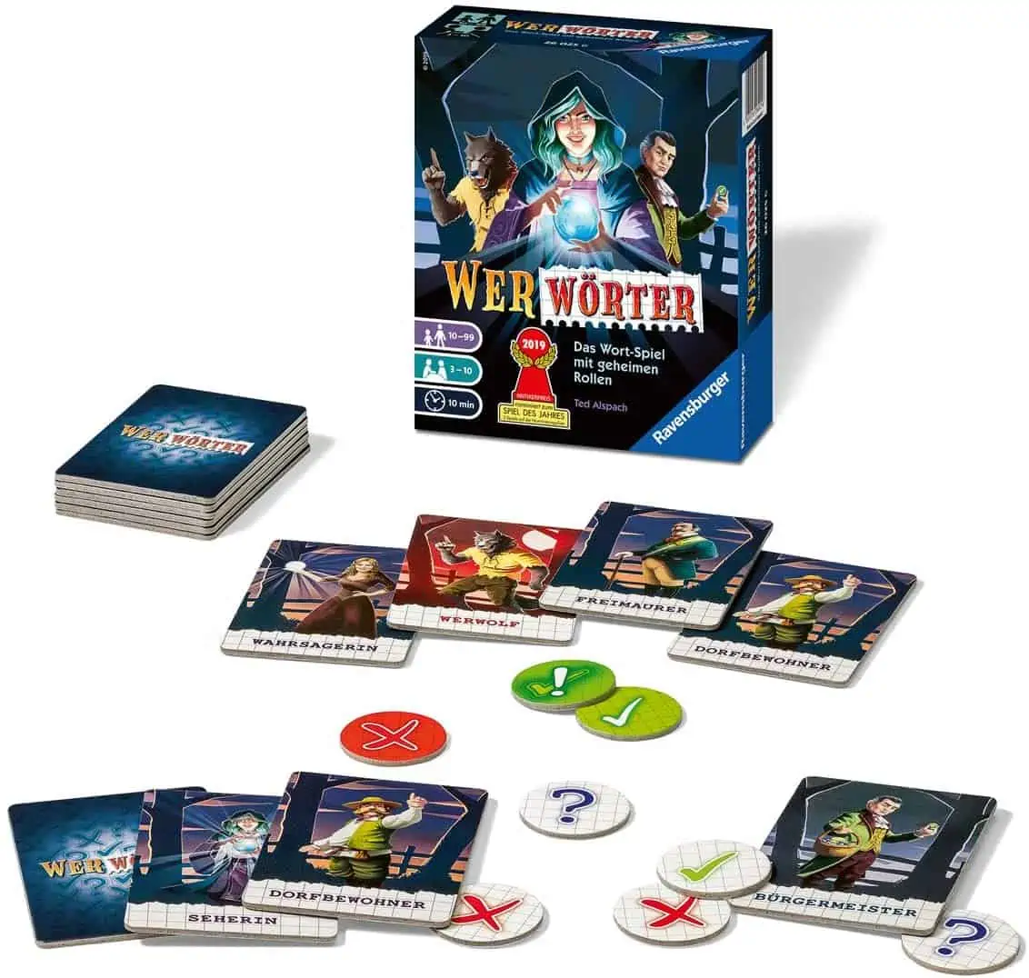 Ravensburger 26025 Wer Wörter – Spannendes Wort-Ratespiel für 3,74 € [Prime] statt 10,78 €