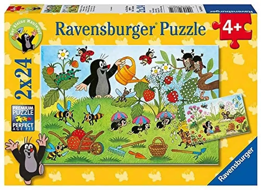 Ravensburger Kinderpuzzle – 08861 Der Maulwurf im Garten (mit 2×24 Teilen) für 3,50 € [Newsletter/ Thalia KultClub] statt 9,99 €
