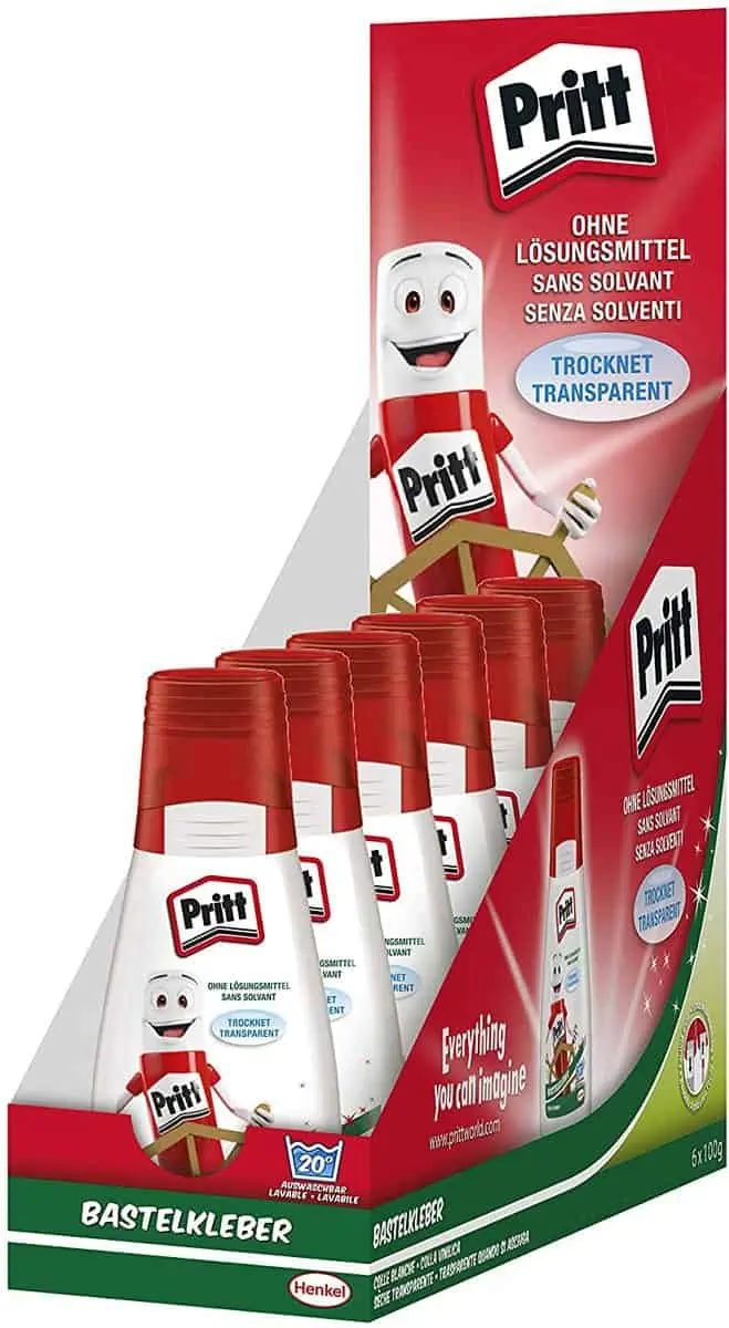 6er-Pack Pritt Bastelkleber für 6,01 € [Prime/Marketplace] statt 14,34 €