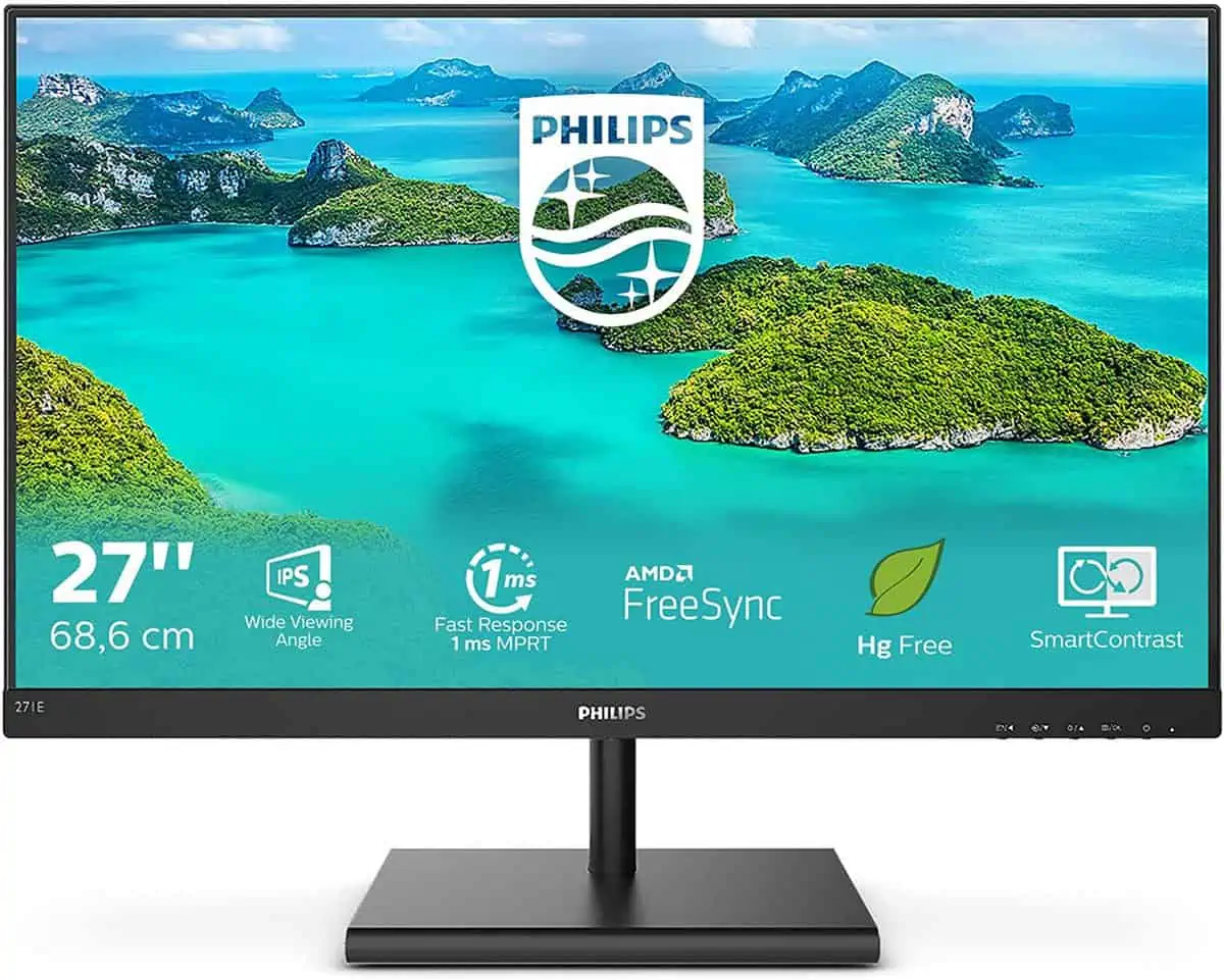Philips 271E1SD – 27 Zoll FHD Monitor (75 Hz, FreeSync 1ms) für 144,81 € inkl. Versand statt 277,17 €