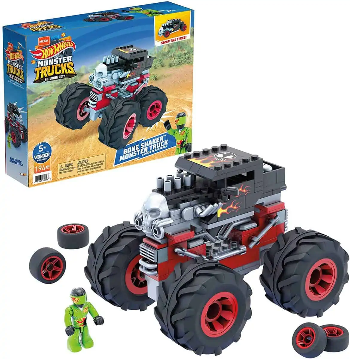 Mega Construx Hot Wheels Monster Trucks Bone Shaker (GVM27) für 13,99 € inkl. Prime-Versand (statt 21,90 €)