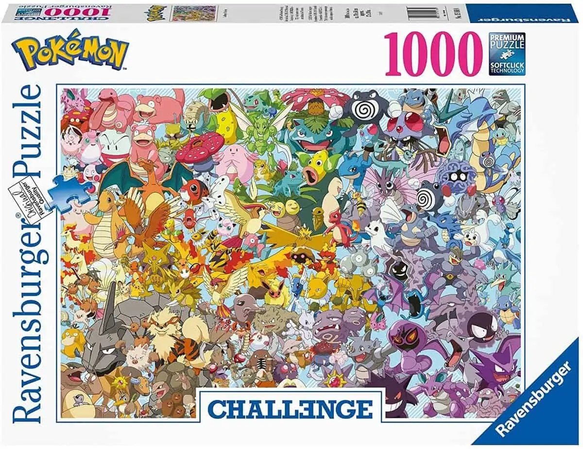 Ravensburger 15166 – Challenge – Pokémon Puzzle (1.000 Teile) für 5,39 € inkl. Versand [KultClub] statt 12,99 €