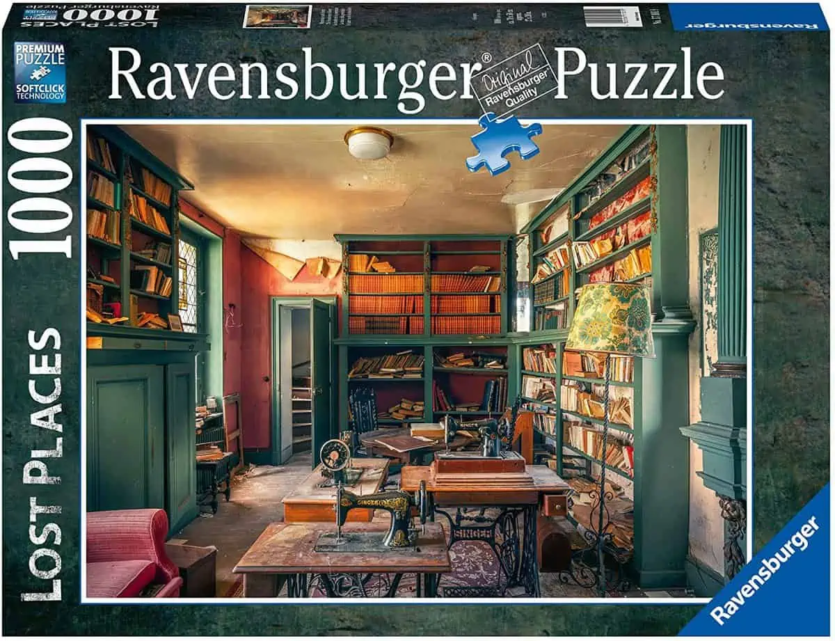 Ravensburger Puzzle – Mysterious castle library – Lost Places (1.000 Teile) für 5,12 € [Thalia KultClub + Newsletter] statt 13,95 €