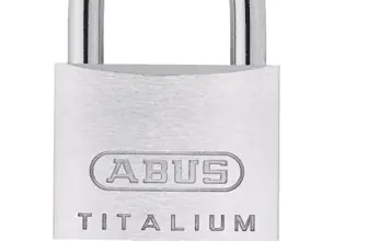 ABUS Vorhaengeschloss Titalium 64TI 20 gl. 6205 gleichschliessend Schlosskoerper aus Spezial Alumin