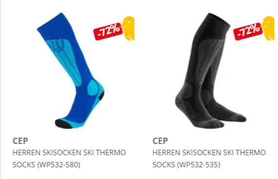 Cep Ski Thermo Herren Skisocken 