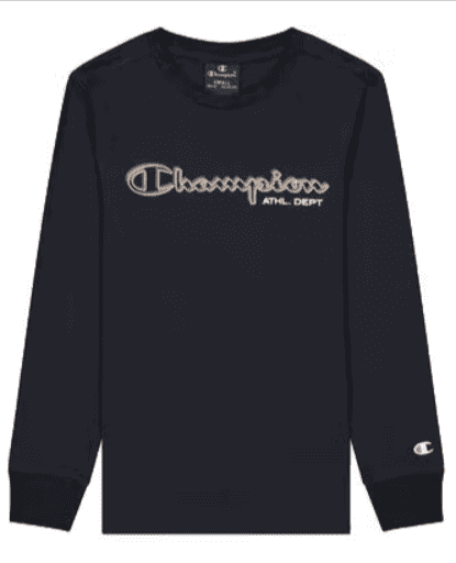 Champion Crewneck Kinder Longsleeve T-Shirt