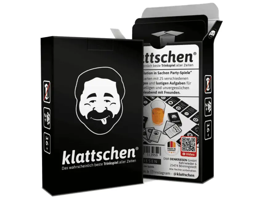 DENKRIESEN – klattschen – Trinkspiel – Das wahrscheinlich Beste Trinkspiel für 9,90 € inkl. Prime-Versand (statt 14,90 €)