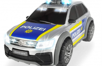 Dickie Toys 203714013 Volkswagen VW Tiguan R Line Polizeiwagen mit Licht Sound Polizeiauto Poli