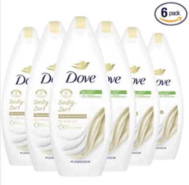Dove Pflegedusche Seidig-Zart Duschbad 6er Pack (6 x 250 ml) ab 6,73 € inkl. Prime-Versand