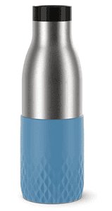Emsa N31107 Bludrop Sleeve Trinkflasche 05 Liter 100 Dicht Quick Press Verschluss Ergonom