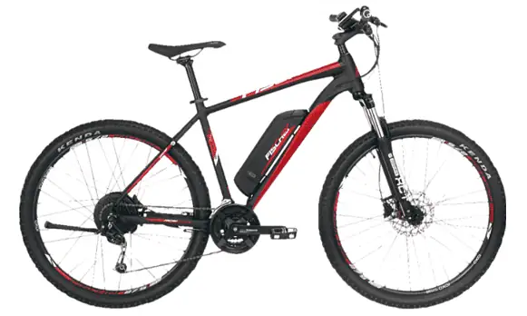 FISCHER EM 1726.1 Mountainbike Laufradgroesse  275 Zoll Unisex Rad 557 Wh Signalschwarz Matt Mou