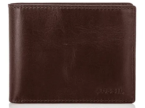 Fossil Herren Derrick Leder Bifold Geldboerse 114 cm L x 19 cm L x 89 cm H   Amazon.de  Spo