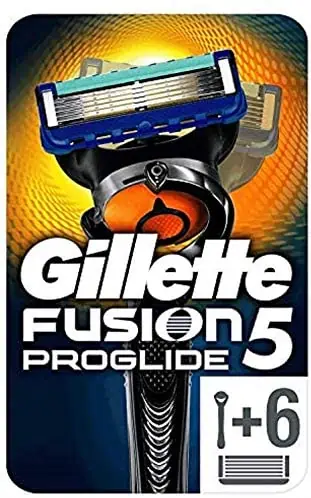 Gillette Fusion 5 ProGlide Rasierer + 6 Rasierklingen ab 26,09 € inkl. Prime-Versand