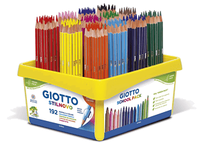 Giotto Schoolpack 526600 Buntstifte 192 Stück Amazon.de Bürobedarf Schreibwaren